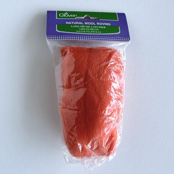 Clover Natural Wool Roving Lot of 9 Packs - Picture 8 of 11